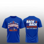 Boise State Broncos 2025 Mountain West Champions Back to Back T-Shirt