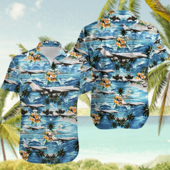 Bombardier Global 5000 Hawaiian Shirt
