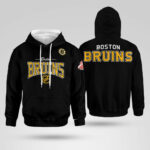 Boston Bruins Black There & Back 2.0 Sweatshirt