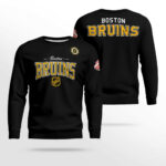 Boston Bruins Black There & Back 2.0 Sweatshirt