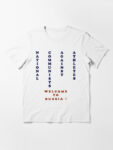 Brian Bosworth NCAA Welcome to Russia! T-Shirt