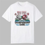 Buckeyes Vs Hoosiers 2025 Big Ten Championship Game Helmet December 6th Indianapolis T-Shirt