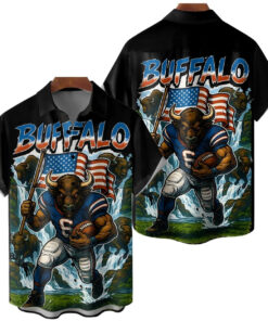 Buffalo Bills Cow Chest Hawaiian Shirt