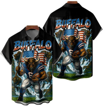 Buffalo Bills Cow Chest Hawaiian Shirt