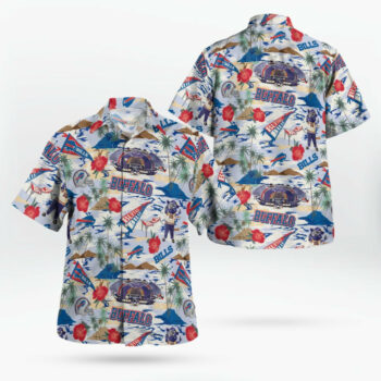 Buffalo Bills Thematic Stadium Hawaiian Shirt