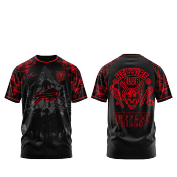 Buffalo Bills x Stranger Things Hellfire Club T-Shirt