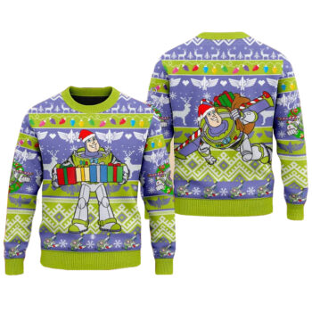 Buzz Lightyear Ugly Christmas Sweater 2025