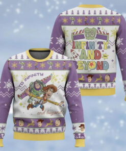 Buzz and Woody To Infinity and Beyond Ugly Christmas Sweater