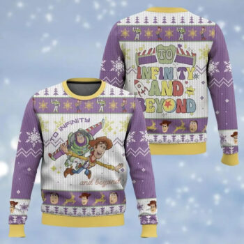 Buzz and Woody To Infinity and Beyond Ugly Christmas Sweater
