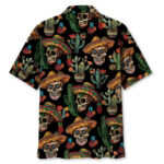 Cactus Skull Hawaiian Shirt