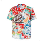 Casablanca Paris Graphic Hawaiian Shirt