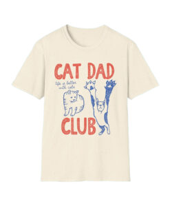 Cat Dad Club T-Shirt