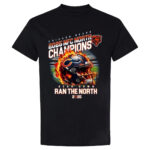 Chicago Bears 2025 NFC North Champions Bear Down Ran The North T-Shirt