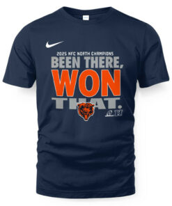 Chicago Bears 2025 NFC North Division Champions Locker Room Shirt