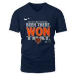 Chicago Bears 2025 NFC North Division Champions Locker Room Shirt T