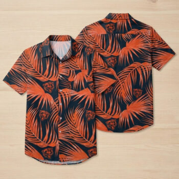 Chicago Bears Hawaiian Button Up Shirt