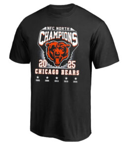Chicago Bears Logo 2025 NFC North Champions 2005-2025 T-Shirt