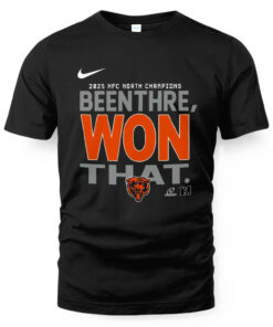 Chicago Bears NFC North Champions 2025 T-Shirt and Hoodie