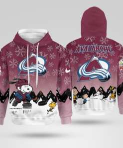Colorado Avalanche x Snoopy and Peanuts Hoodie