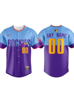 Colorado Rockies Purple-Light Baseball Jersey