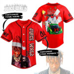 Custom Christmas Juice Wrld Baseball Jersey 1 Custom Christmas Juice Wrld Baseball Jersey