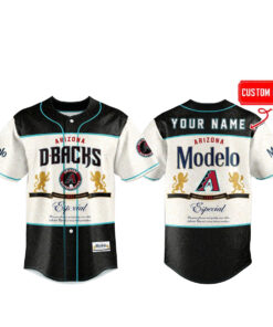 Custom Name Arizona Diamondbacks Modelo American’s Beer Baseball Jersey