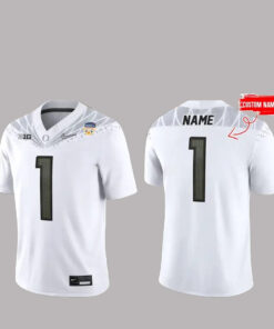 Custom Name and Number Oregon Ducks Football Orange Bowl Game 2026 Football Jersey