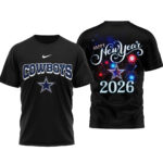 Dallas Cowboys Happy New Year 2026 T-Shirt