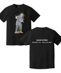 David Byrne Who Is The Sky 2026 Tour Shirt