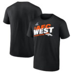 Denver Broncos 2025 AFC West Division Champions Big & Tall Conquer T-Shirt
