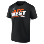 Denver Broncos 2025 AFC West Division Champions Big & Tall Conquer T-Shirt