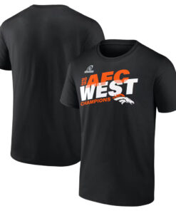 Denver Broncos 2025 AFC West Division Champions Big & Tall Conquer T-Shirt