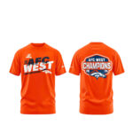 Denver Broncos 2025 AFC West Division Champions T-Shirt