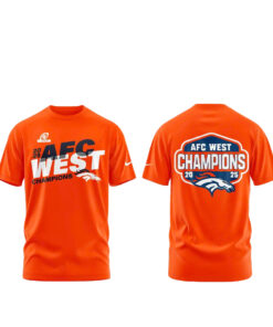 Denver Broncos 2025 AFC West Division Champions T-Shirt