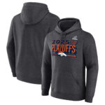 Denver Broncos Heather Charcoal 2025 Football Playoffs T-Shirt