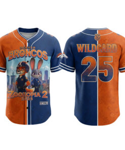 Denver Broncos x Zootopia 2 Wilde Hopps Baseball Jersey 2025