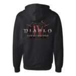 Diablo IV Lord of Hatred Logo Black Zip Hoodie