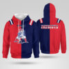 Drake Maye New England Patriots Throwback 1992 Hoodie