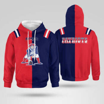 Drake Maye New England Patriots Throwback 1992 Hoodie
