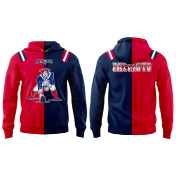 Drake Maye New England Patriots Throwback 1992 Hoodie