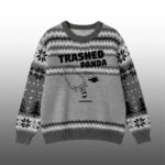Drunk Raccoon Trashed Panda Ugly Sweater