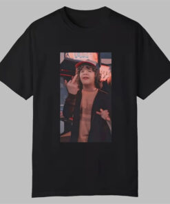 Dustin Henderson Stranger Things Middle Finger T-Shirt