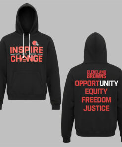 Dylan Sampson Browns Inspire Change Opportunity Equity Freedom Justice Hoodie