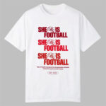Emeka Egbuka Buccaneers She Is Football Est 2025 T-Shirt