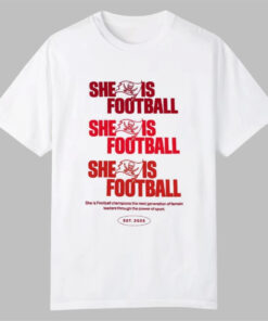 Emeka Egbuka Buccaneers She Is Football Est 2025 T-Shirt