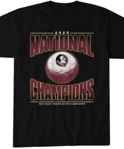 FSU Women's Soccer 2025 National Champions T-Shirt