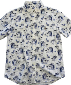 Flamingo Pineapple Surfboard Camp Hawaiian Shirt
