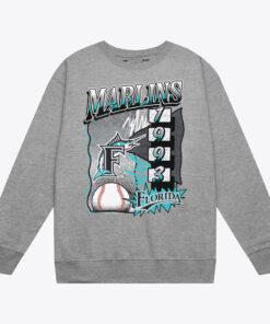 Florida Marlins Gray 1993 Sweatshirt