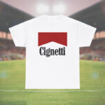 Football Coach Curt Cignetti Retro Red Box T-Shirt