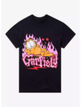 Garfield Pink Flame Love T-Shirt